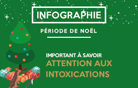Infographie : attention aux intoxications à Noël !